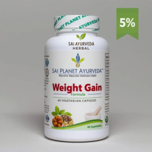 Sai Ayurvediv Herbal Planet Ayurveda – Weight Gain Formula (60 Veg Capsules)